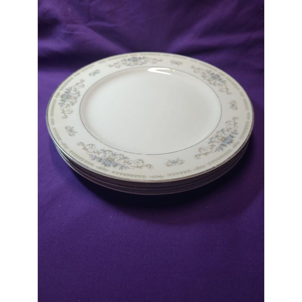Wade Fine Porcelain China Diane Japan 10 1/4" Dinner Plates Lot of 3 See Pics!